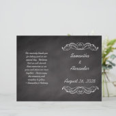 石板シャルボード結婚式 プログラム (スタンド正面)