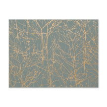 石板'ツリー'ウェディングRSVP