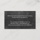 石板テクスチャ 名刺 (裏面)