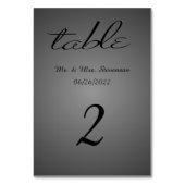 石板テーブル番号 テーブルナンバー (裏面)