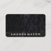石板ブラックロック |インテリアデザイナー 名刺 (正面)
