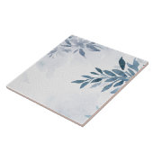 石板ブルーウォーターカラーブランチ タイル (側面)