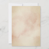 石板ブルーセージ素朴グリーンウォーターフローラ 招待状 (裏面)