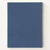 石板ブルーテイクザハイロードやる気を起こさせる ノートブック (裏面)