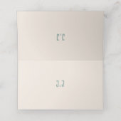 石板ブルーバードソング結婚ズ プレイスカード (内部開封)