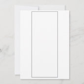 石板ブルーパーティーま結婚たはメニューカード 招待状 (裏面)