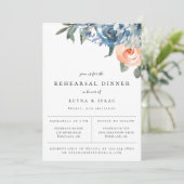 石板ブルーピーチボタニカルリハーサルディナー 案内状 (スタンド正面)