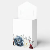 石板ブルーブルガンディホワイトアイボリーボホブライダルシャワー フェイバーボックス (オープン)