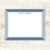 石板ブルーメンズ2トーンプロフェッショナル文房具 ノートカード