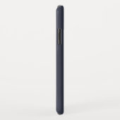 石板ブルーモノグラムのiPhone XSケース Case-Mate iPhoneケース (裏面/右)