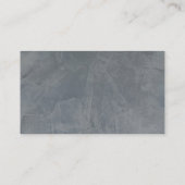 石板プラスタインテリアデザイナ名刺 名刺 (裏面)