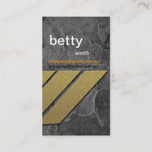 石板名刺 名刺 (正面)