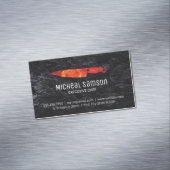 石板岩 |ファイアナイフ |エグゼクティブシェフ マグネット名刺 (インサイチュ)