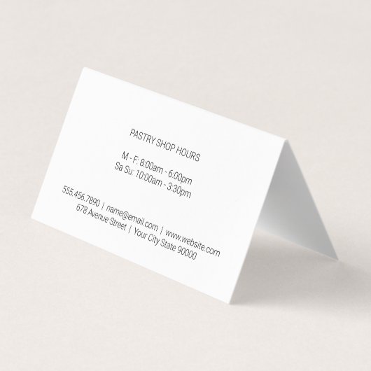 石板岩 |ファイアナイフ |エグゼクティブシェフ 名刺 (裏面)