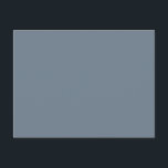 石板灰色 ポストカード<br><div class="desc">暗い色無地のの「石板グレー」ポストカード（前面にのみ色が付いている）。石板グレーは濃い灰色がかった青で、シアン色の色合い。クリック色を変える、または文字やデザインを追加するために「オン」に設定する。製品16進コード： #708090</div>