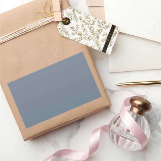 石板灰色 長方形シール (ギフト)