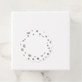 石板紙吹雪水色ドットメッセージカード フェイバータグ (インサイチュ)