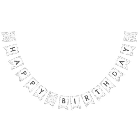 石板紙吹雪水色ドット束フラグ バンティングフラッグ (全)