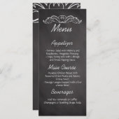 石板結婚のメニュー メニュー (正面/裏面)