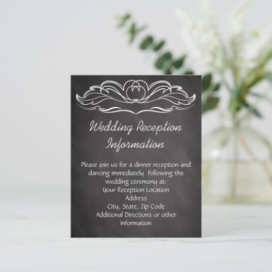 石板結婚黒板 (スタンド正面)