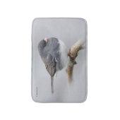 石板色の濃い目のスズメバチ バスマット (正面縦)