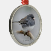 石板色の濃い目のスズメバチ メタルオーナメント (右)