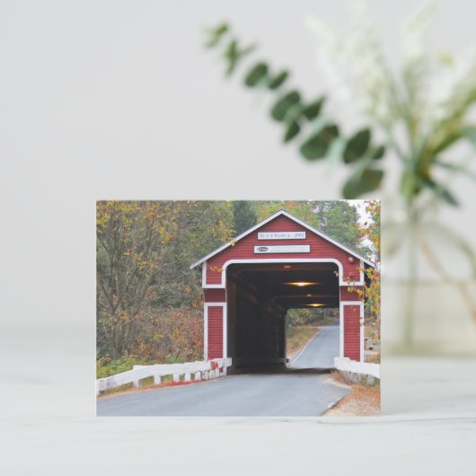 石板被覆橋 ポストカード (スタンド正面)