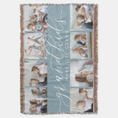 石板 |グランドキッズMake Life Grand Photo Collage スローブランケット (正面縦)