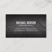 石板 |シルバーフレーム 名刺 (裏面)