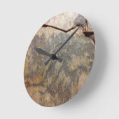 石板 ラウンド壁時計 (傾斜)