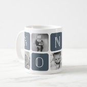 石板 | NONNO祖父フォトコラージュ コーヒーマグカップ (正面左)