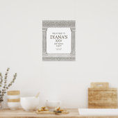 石柱を持つtogaパーティーのウェルカムサイン ポスター (キッチン)