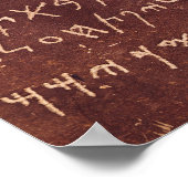 石棺からの碑文 ポスター (角)