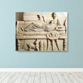 石棺からの詳細 キャンバスプリント (インサイチュ (ウッドフロア))