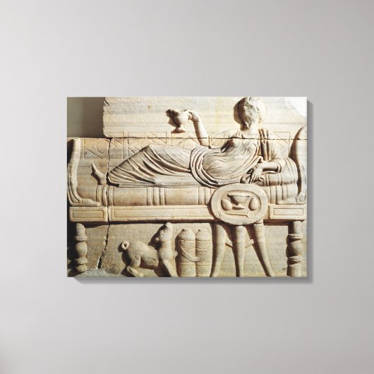 石棺からの詳細 キャンバスプリント (正面)