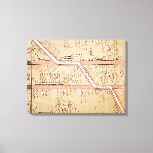 石棺の墓への降下 キャンバスプリント (正面)