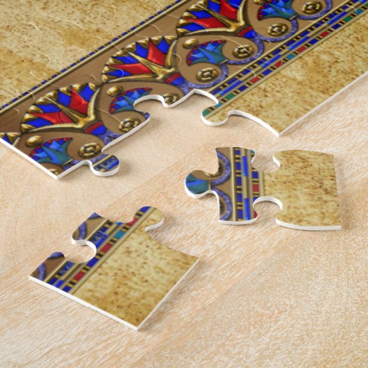 石棺3Dのエジプト人 ジグソーパズル (側面)