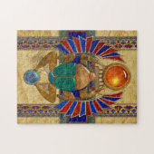 石棺3Dのエジプト人 ジグソーパズル (横)