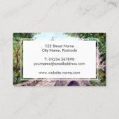 石橋の水の色絵画の構造 名刺 (裏面)