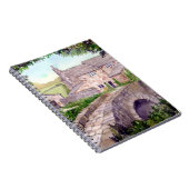 石橋の水の色絵画の ノートブック (右側)