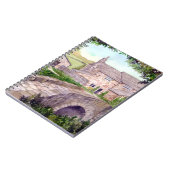 石橋の水の色絵画の ノートブック (左側)