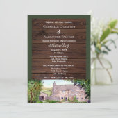 石橋水彩結婚式招待状 招待状 (スタンド正面)