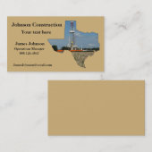 石油およびガスの企業の名刺の装備テキサス州 名刺 (正面/裏面)