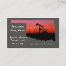 石油およびガスの企業の名刺オクラホマ 名刺