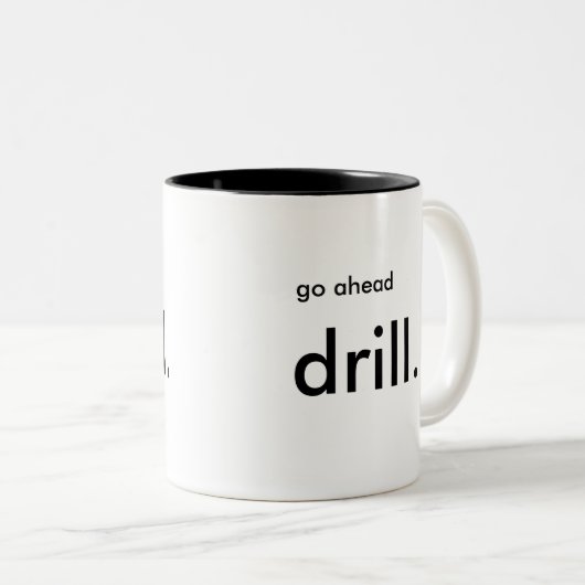 石油およびガス工業のための飲料のマグ ツートーンマグカップ (正面右)