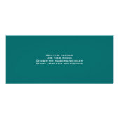 石油のカスタマイズ可能な油ドリルリグの水彩 ラックカード (裏面)