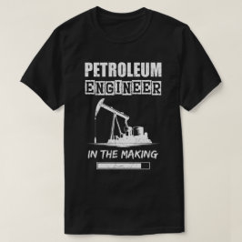 石油エンジニアの作り、歯ごたえのあるテクスチャ Tシャツ