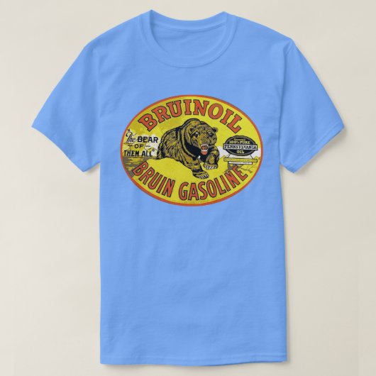 石油ガソリン Tシャツ (デザイン正面)