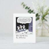 石油労働者用ホリデーカード - d シーズンポストカード (スタンド正面)