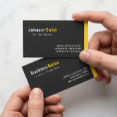 石油技術者 – ミニマルモダンリストアンバー 名刺